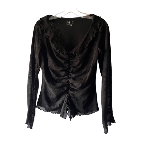 Y2K 90s Vintage Whimsigoth Long Sleeved Shirt - Picture 1 of 9